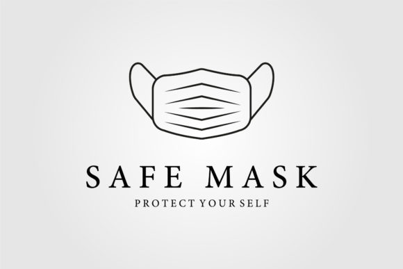 Mask Logo Line Art Simple Minimalist: Real Embroidery Review