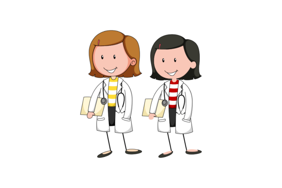 Nurse Doctor Vector Arts Illustration: An Embroidery Review