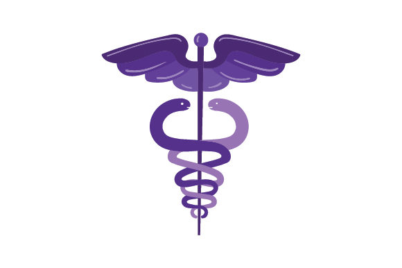 Purple Caduceus Embroidery Design Review